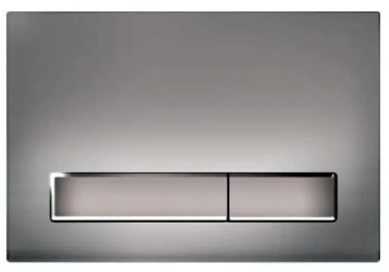 Przycisk spłukujący srebrny mat IPPO