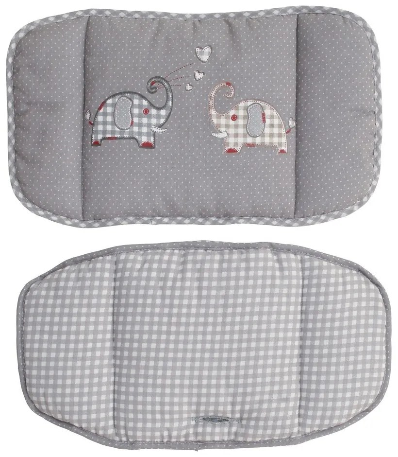 Szara wkładka do krzesełka do karmienia Jumbo twins – Roba