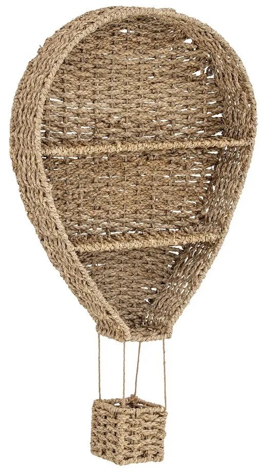 Naturalny dziecięcy regał ścienny z trawy morskiej 59x105 cm Ditter – Bloomingville Mini