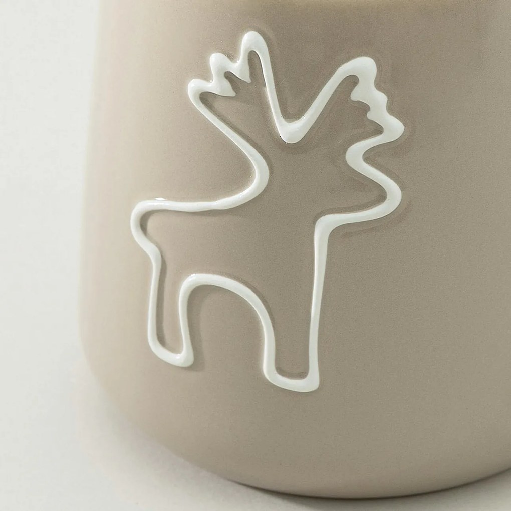 Kubek świąteczny Reindeer 10x13x9 cm