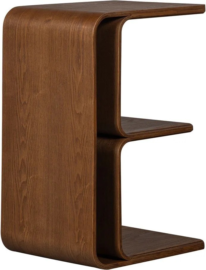 Stolik w dekorze orzecha 32x40 cm Frey – WOOOD