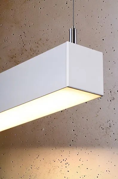 Biała nowoczesna lampa wisząca LED 3000 K - EX615-Herrick