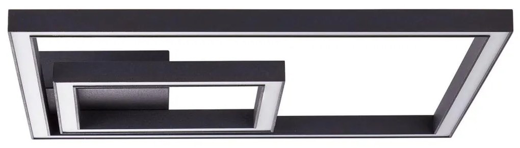 Brilliant - LED Plafon QUON LED/24W/230V 3000K 40x40 cm czarny