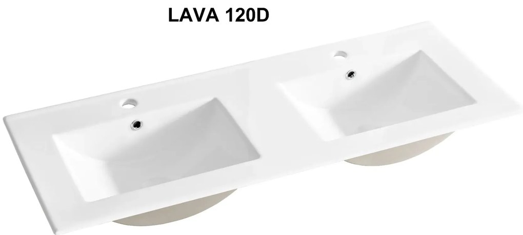 Szafka pod umywalkę FIJI WHITE 82 120cm biała COMAD