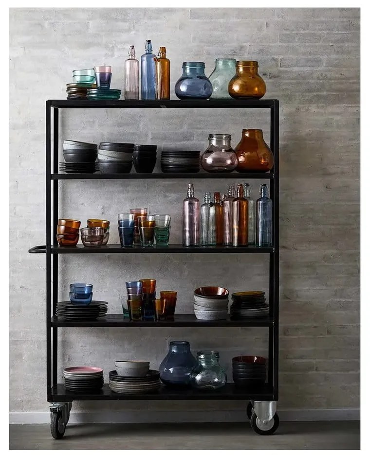 Różowa szklana butelka 1,2 l Kusintha − Bitz