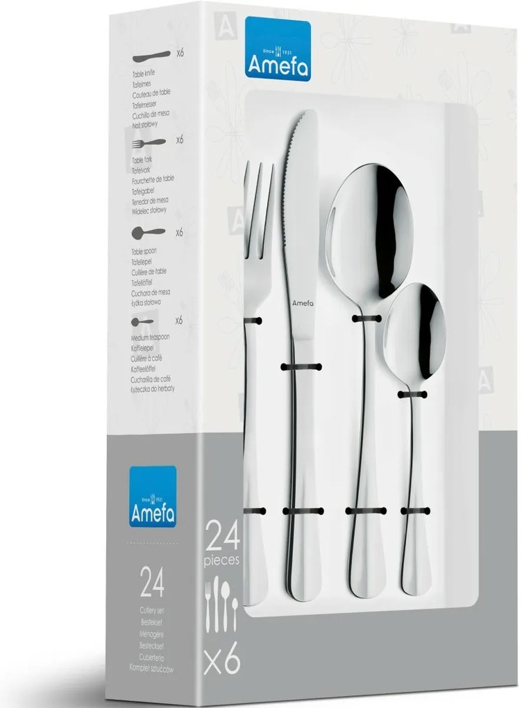 Amefa 24-częściowy zestaw sztućców Napoli