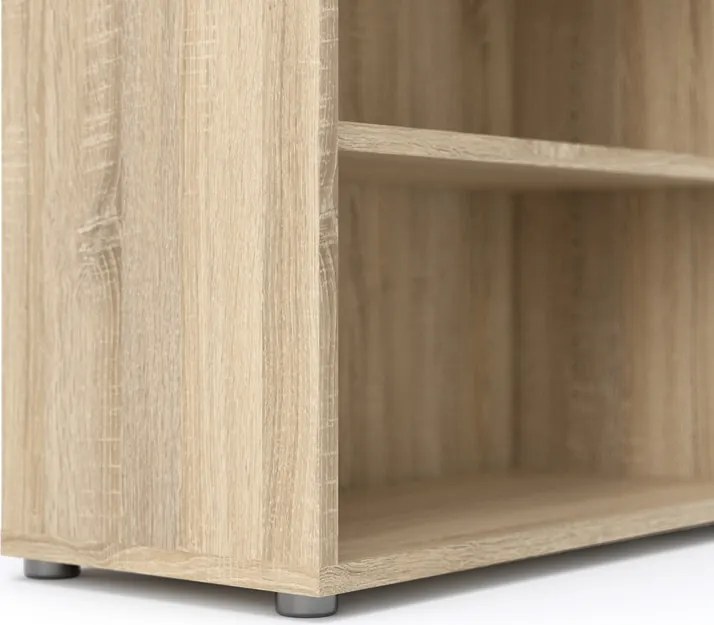 Wysoki regał biurowy Prima 5 dąb sonoma