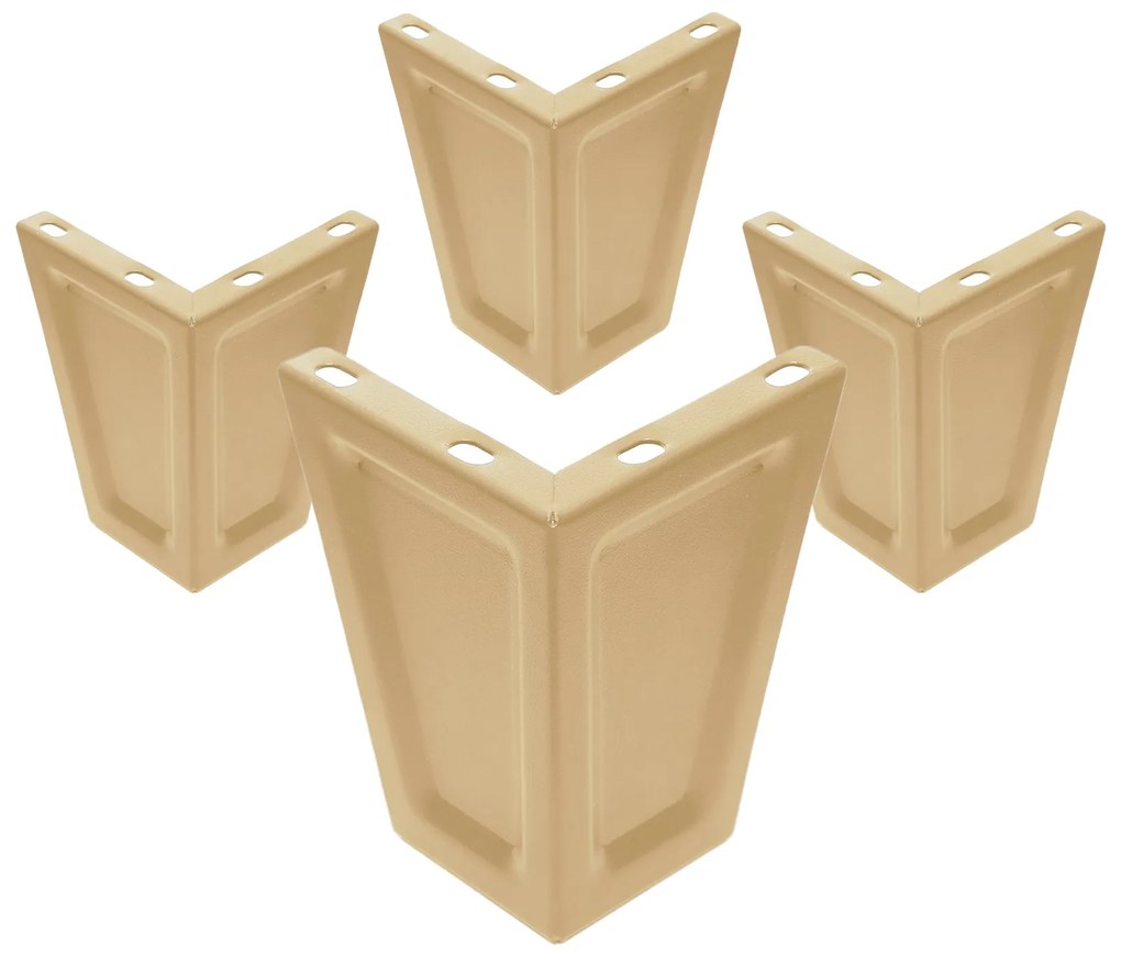 Nóżki do szafy, zestaw 4 szt. beżowe