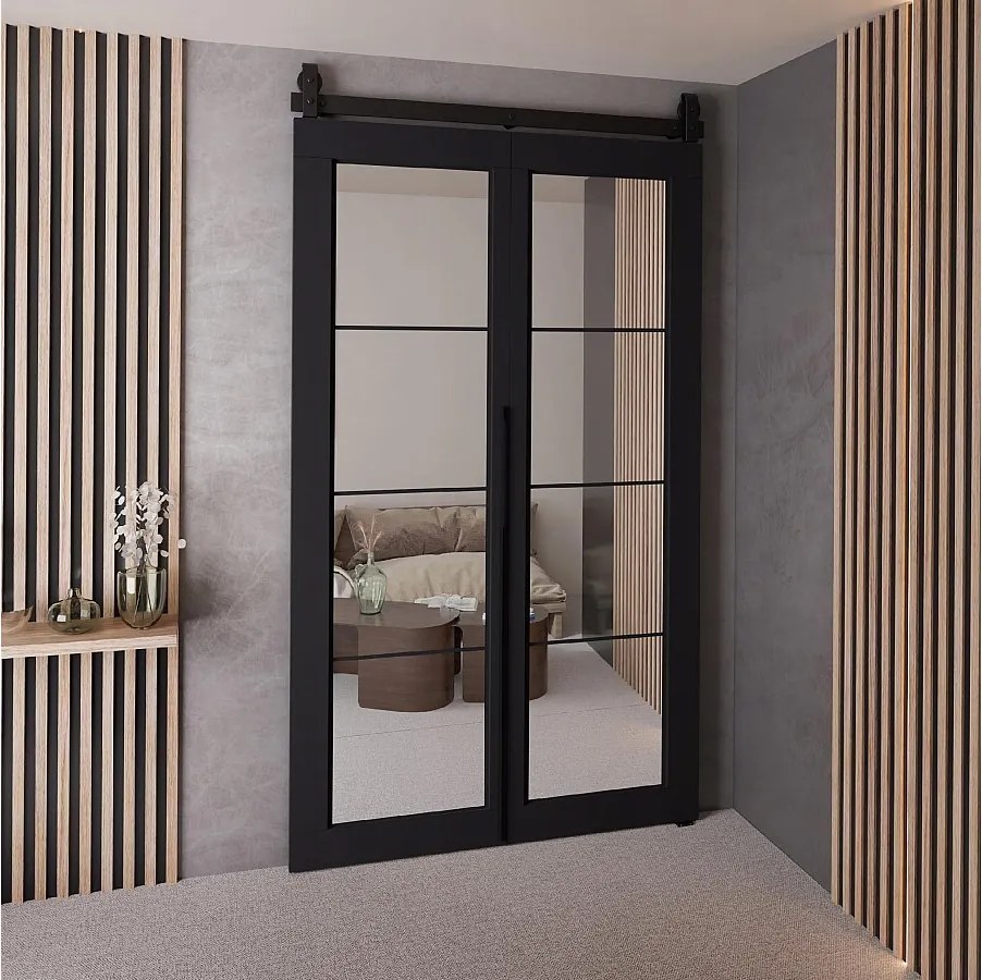 Drzwi Przesuwne QUDIO M5 Czarny 100