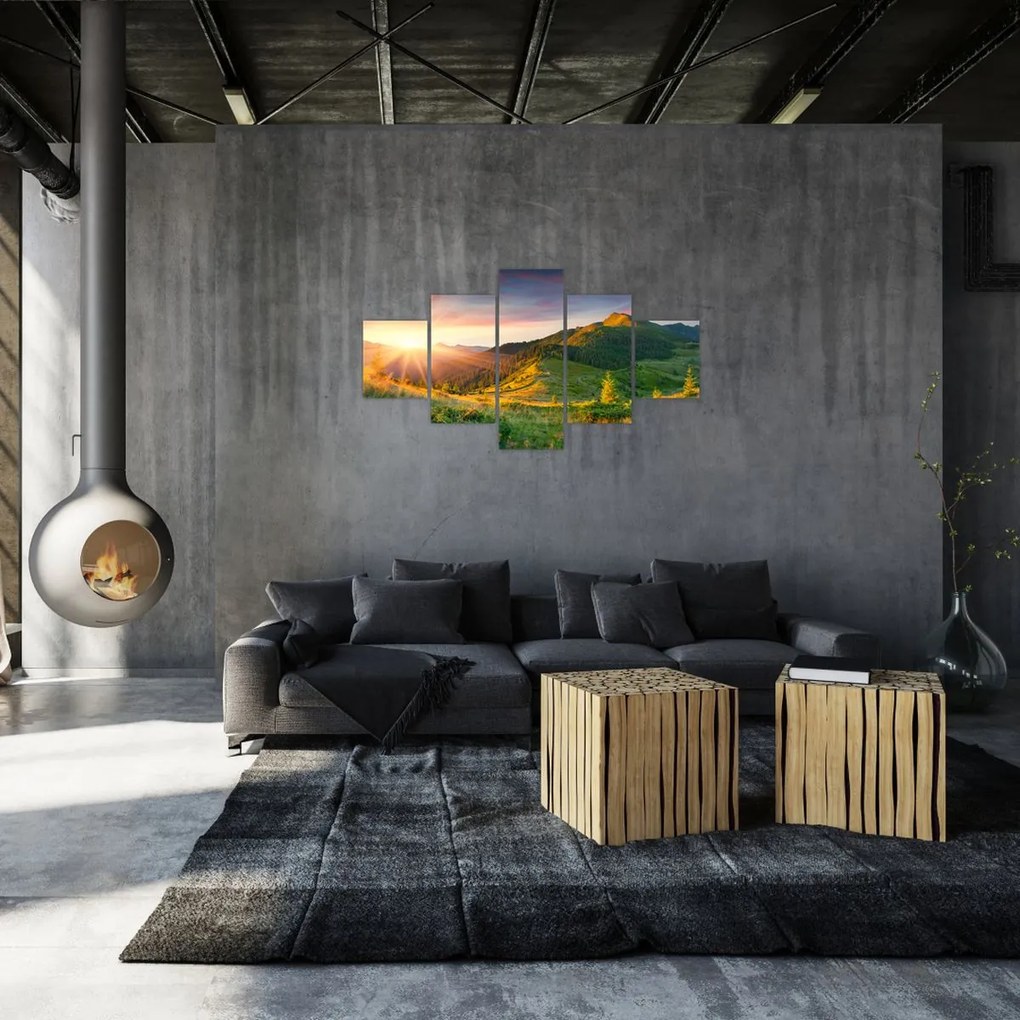 Obraz - Letni krajobraz (125x70 cm)