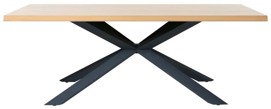 Stół z blatem w dekorze dębu 100x200 cm Arno – Unique Furniture