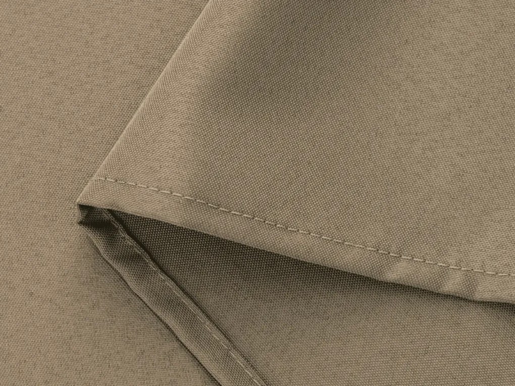 Zasłona ogrodowa GARDIO EASY wodoodporna 150x220 cm, jasnobrązowa Zawieszanie: Metalowe pierścienie
