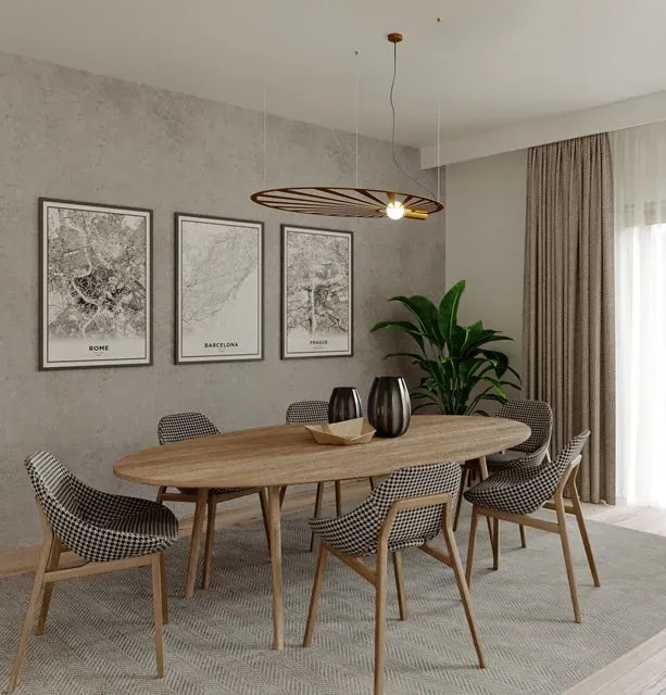 Złota nowoczesna lampa wisząca nad stół - EX596 R4-E44