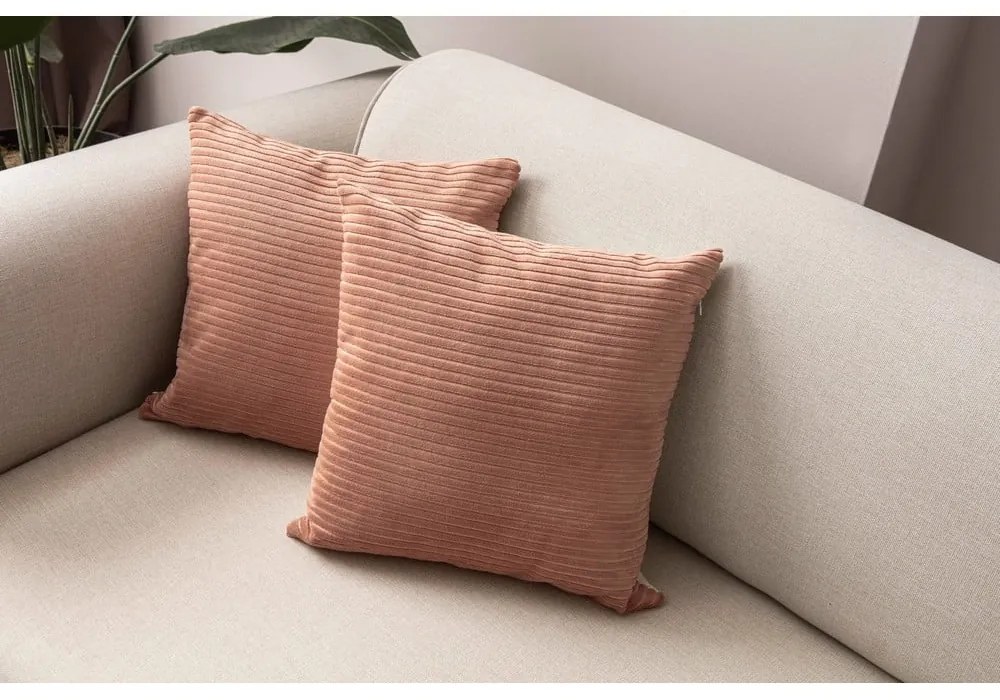 Sztruksowe poszewki na poduszki zestaw 2 szt. 43x43 cm – Mioli Decor