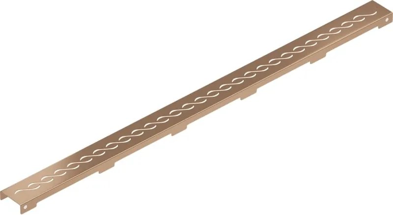 Mexen Flat M18 maskownica do odpływu liniowego 80 cm, miedź szczotkowana - 1C23080