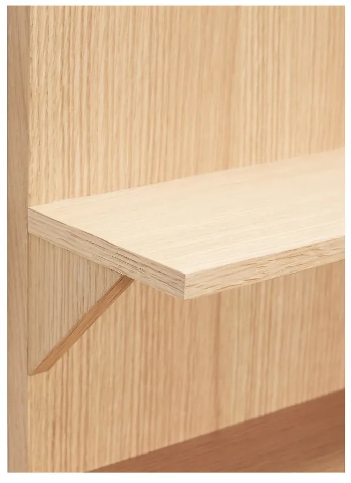 Wielopoziomowa półka w dekorze dębu 40 cm Straight – Hübsch