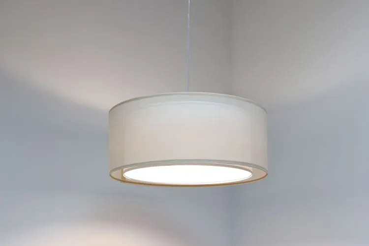 Biała okrągła lampa wisząca nad stół - S436 F0-F31