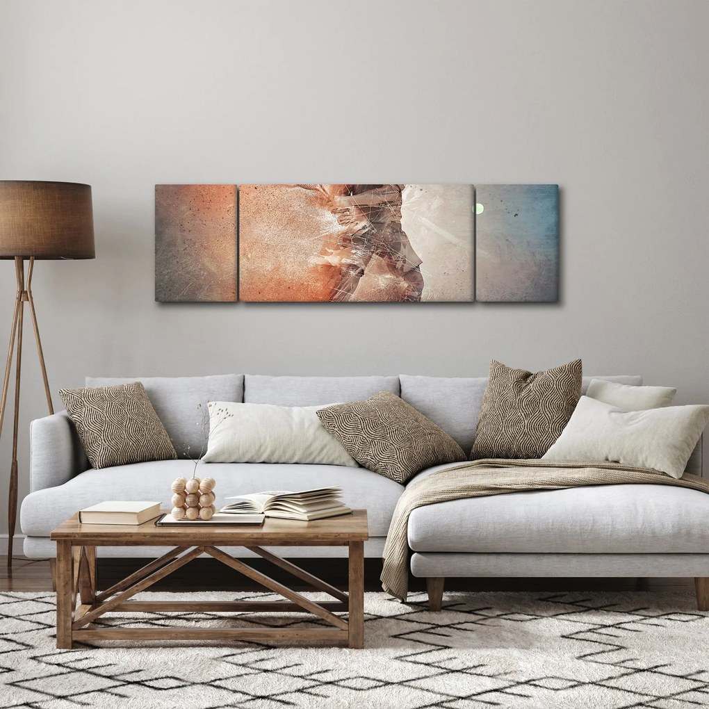 Obraz - Tenisista (170x50 cm)