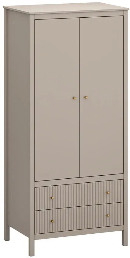 Nowoczesna szafa dwudrzwiowa z drążkiem G3-E21