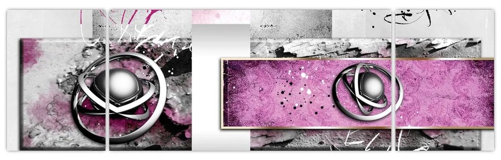 Obraz abstrakcji (170x50 cm)