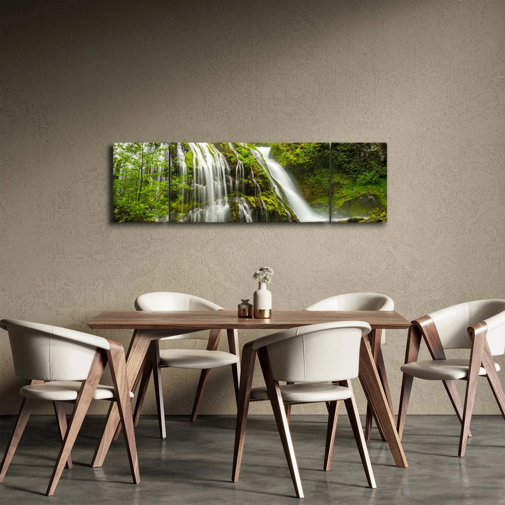 Obraz - Wodospad, Wind River Valley (170x50 cm)