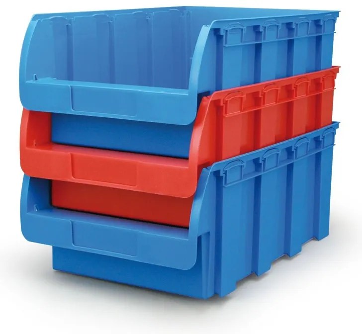 Plastikowy pojemniki COMPACT, 154 x 235 x 125 mm, 20 szt., przezroczysty