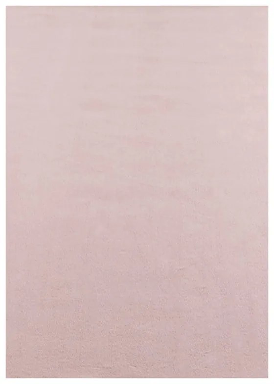 Dywan pluszowy Sky różowy antypoślizgowy do prania 140 cm x 200 cm