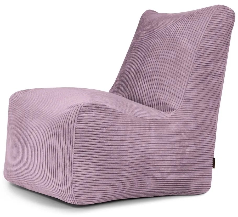 Fioletowy sztruksowy worek do siedzenia Seat Lounge – SLOWDOWN