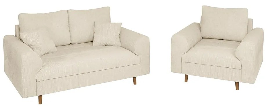 Beżowa sofa 150 cm Ariella – Ropez