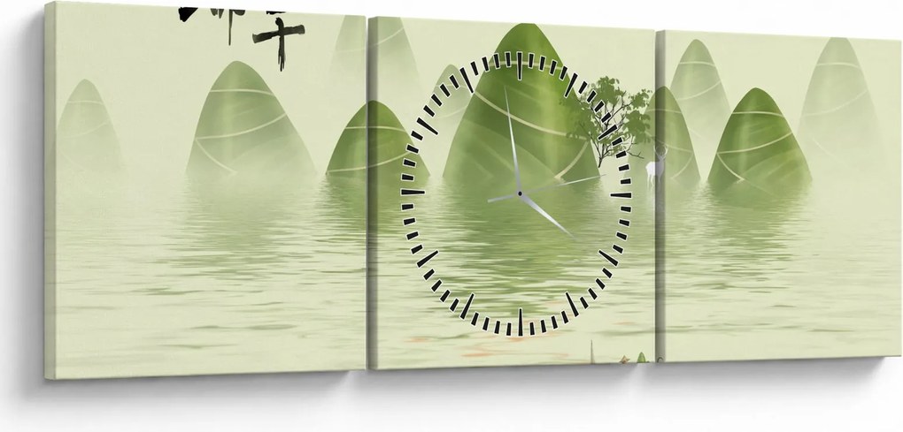 Obraz - Dolina Zielonych Gór (z zegarem) (90x30 cm)