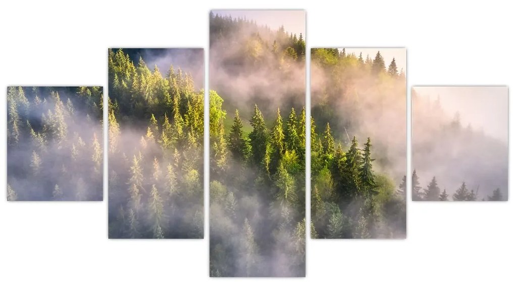 Obraz górskiego krajobrazu (125x70 cm)