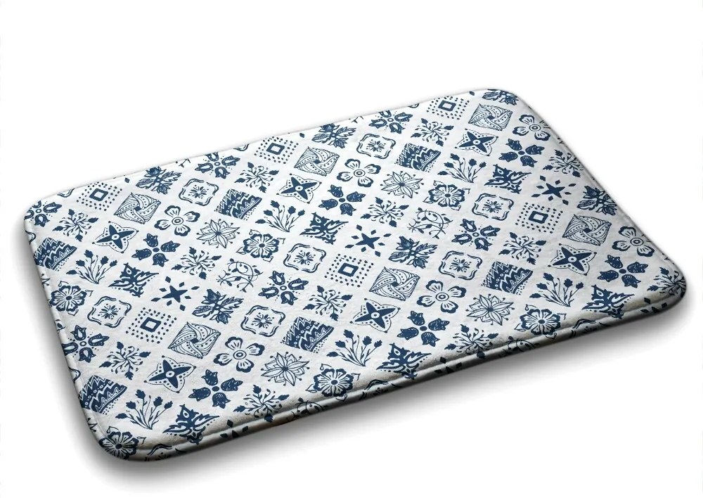 Antypoślizgowy dywanik łazienkowy Antypoślizgowy dywanik łazienkowy Kwiaty Abstrakcja