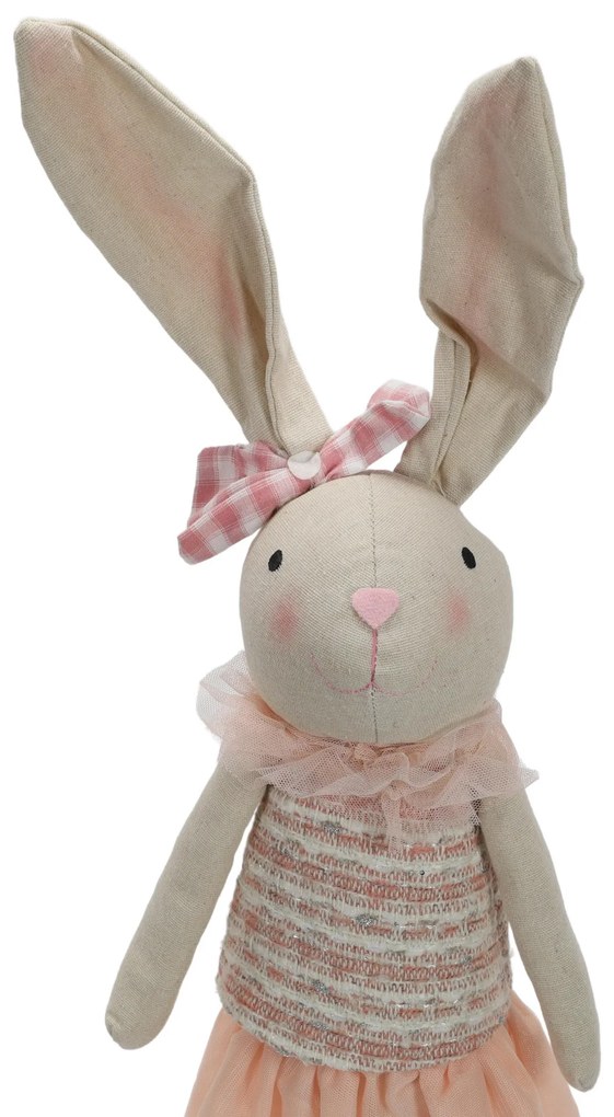 Figurka dekoracyjna królik z wyciąganymi nogami, 85 cm