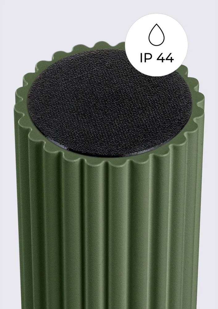 Zielona lampa sufitowa ze szklanym kloszem ø 12 cm Orbital – Sollux