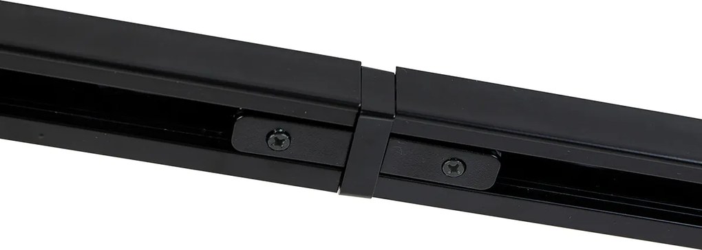 Inteligentny system szynowy jednofazowy z 4 reflektorami WiFi GU10 czarny - Jeana