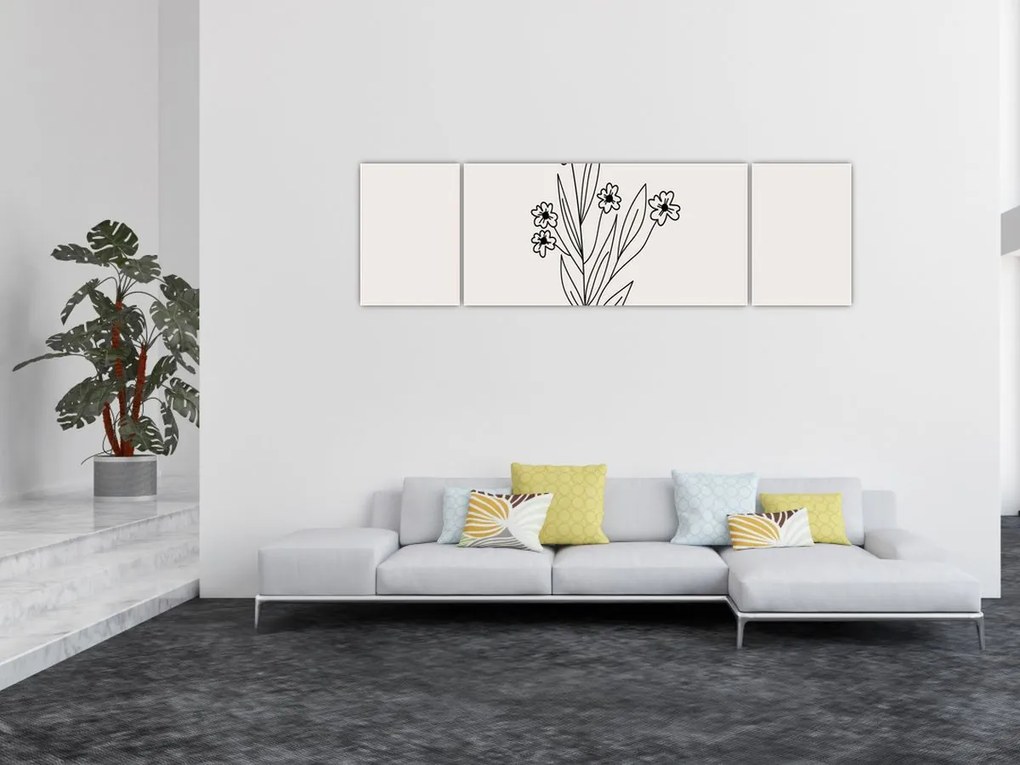 Obraz - Meadow Flower N⁰1 (170x50 cm)