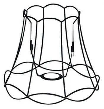 Metalowy klosz czarny 25/21 - Granny Frame