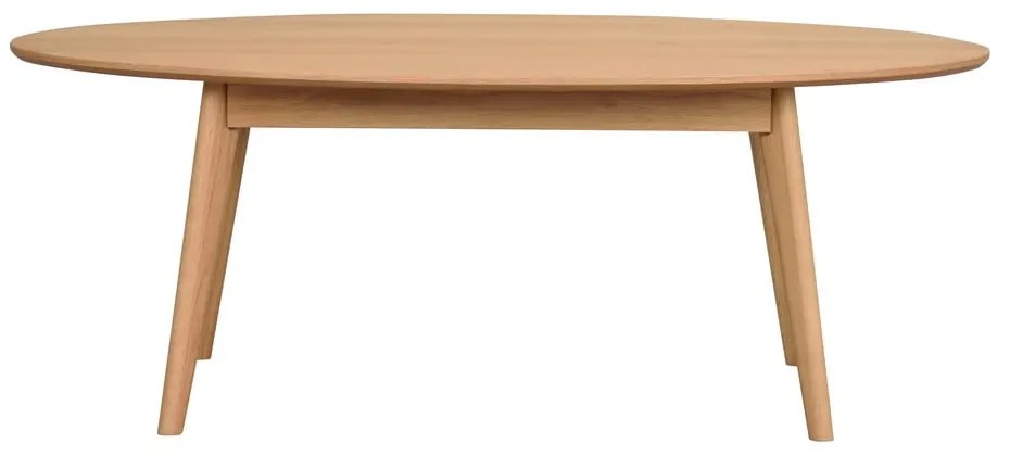 Naturalny stolik w dekorze dębu 130x65 cm Yumi – Rowico