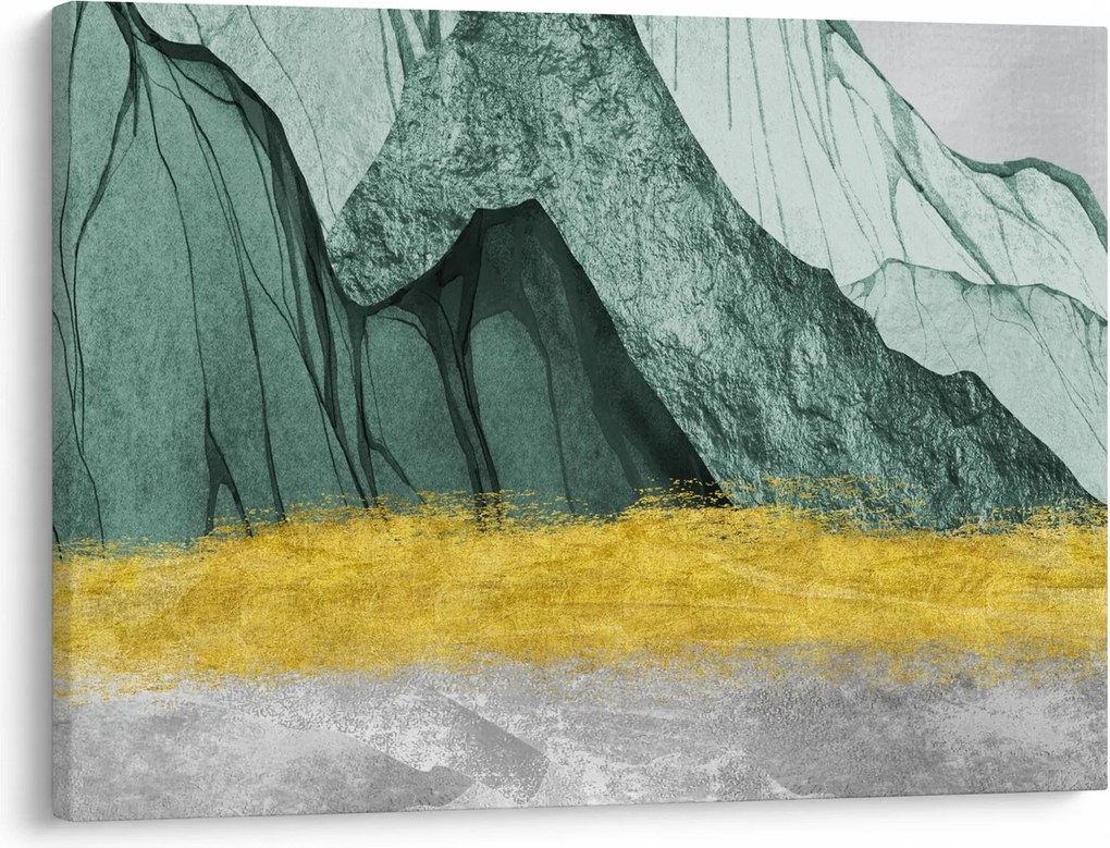 Obraz - Emerald Mountains N⁰2 (70x50 cm)