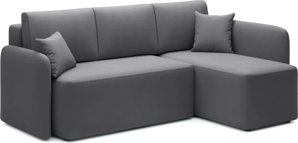 PROMOCJA Ciemnoszary narożnik HADSON prawy róg II klasa jakości Wersja: Prawy róg