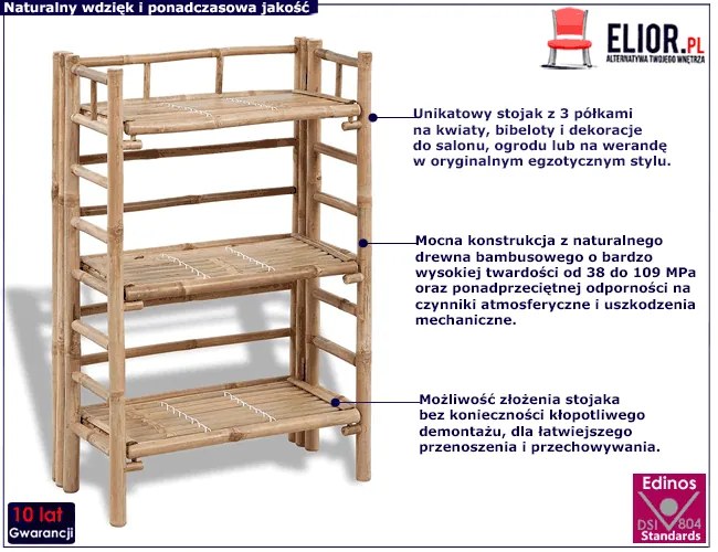 Bambusowy kwietnik - Harmony