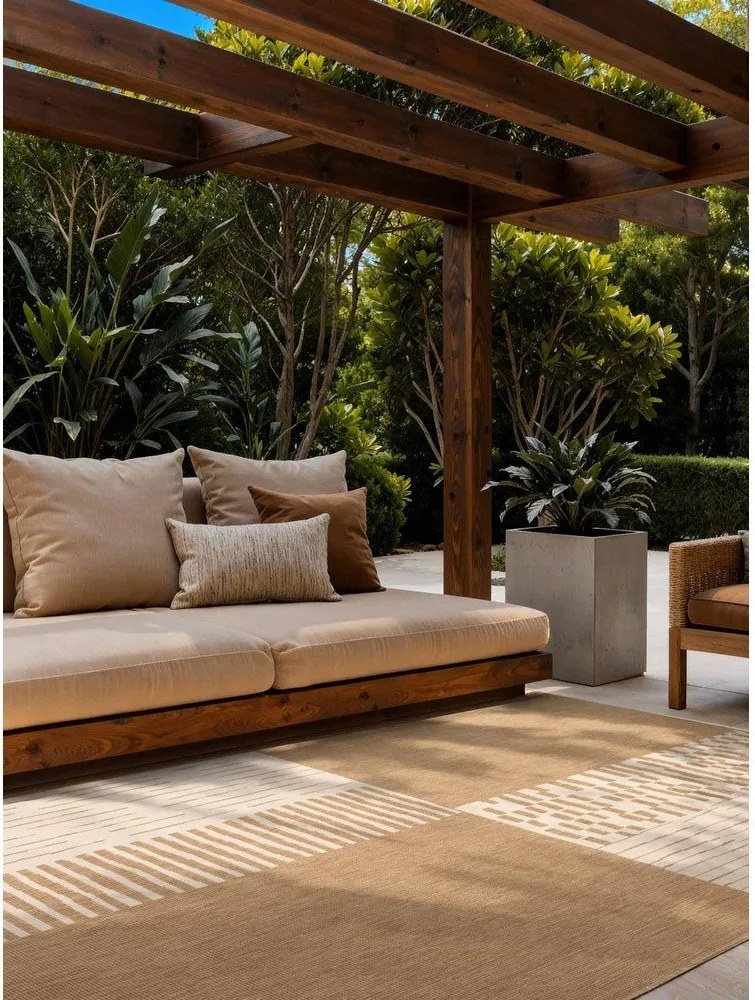 Kremowy/w naturalnym kolorze dywan odpowiedni na zewnątrz 160x230 cm Haringey Acacia – Ted Baker