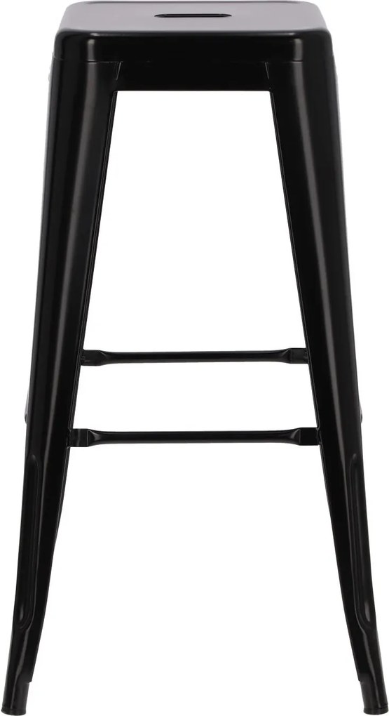 Stołek barowy Paris insp. Tolix 75 cm czarny