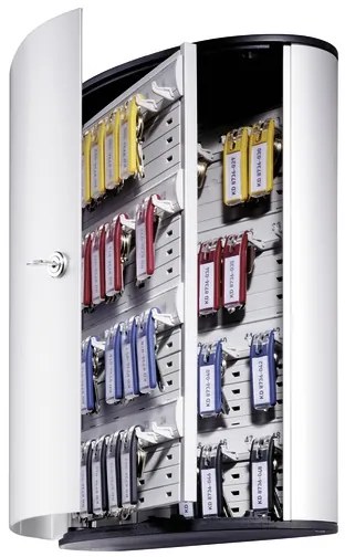 Aluminiowa skrzynka na klucze KEY BOX, 72 kluczy