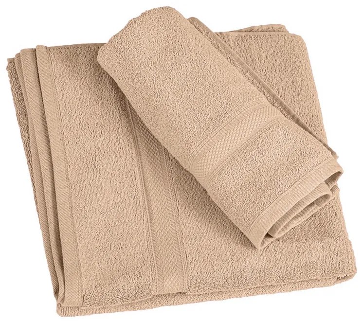 Ręcznik CLARYSSE ELEGANCE 70x140 cm piaskowy, 100% bawełna