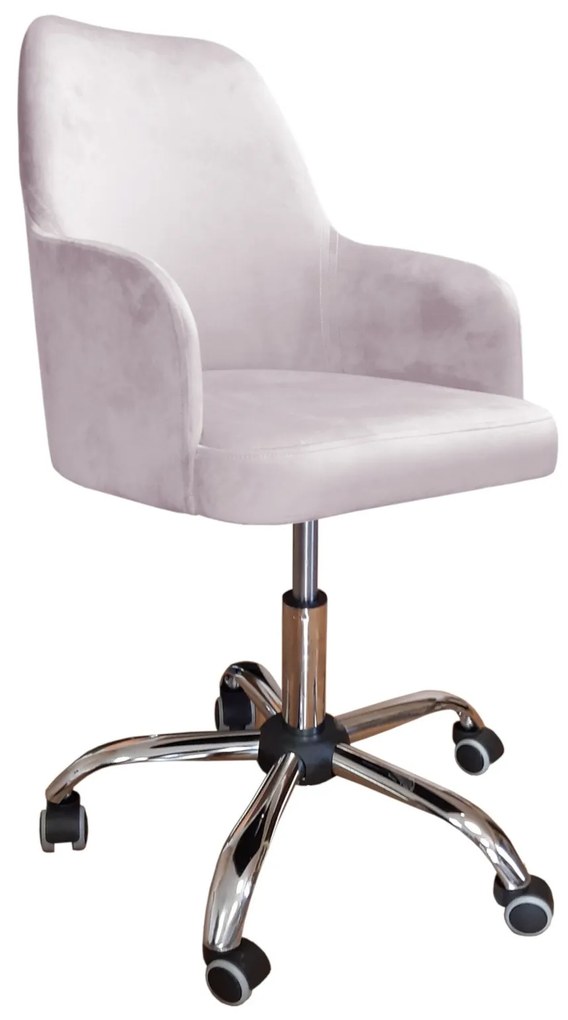 Fotel obrotowy Westa MG55 szary róż