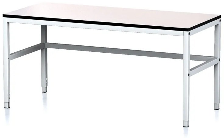 Stół warsztatowy MECHANIC II, 1600 x 700 x 745-985 mm, regulowany stelaż