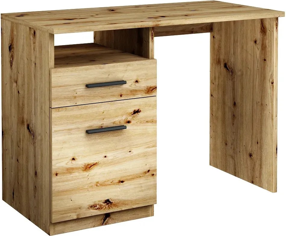Biurko z szufladą 100 cm dąb artisan S7-K34