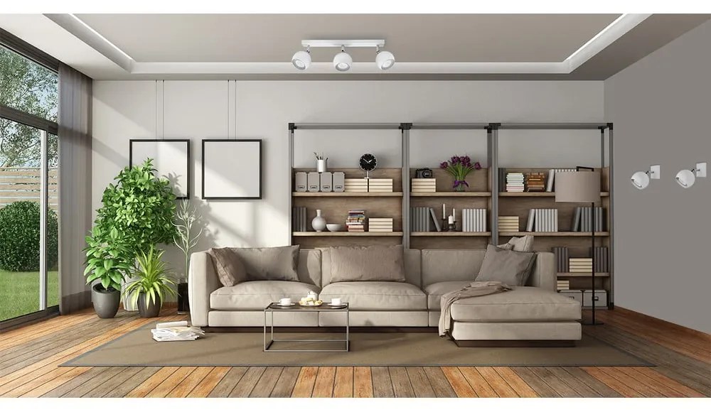 Biały kinkiet Sollux Ollo