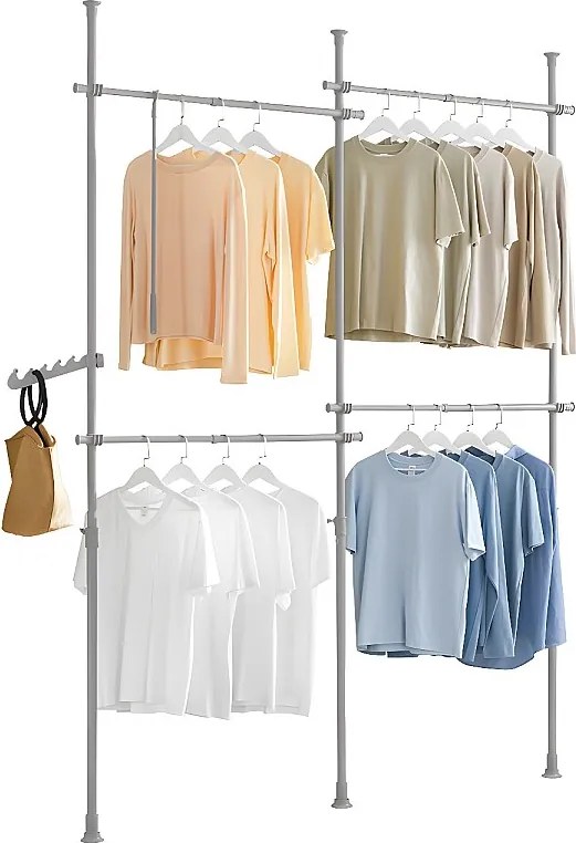 Szaf na ubrania regulowany wieszak na ubrania KLS03-HG